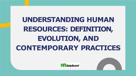 What is Human Resource, HR Definition & Meaning | PPT 