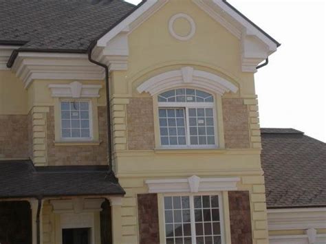 Пенополистирол в качестве декоративного элемента фасада