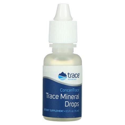Trace Minerals ® ConcenTrace Trace Mineral Drops 15 Ml — Купить ...