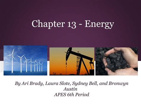 PPT - Chapter 13 - Energy PowerPoint Presentation, free download - ID ... 