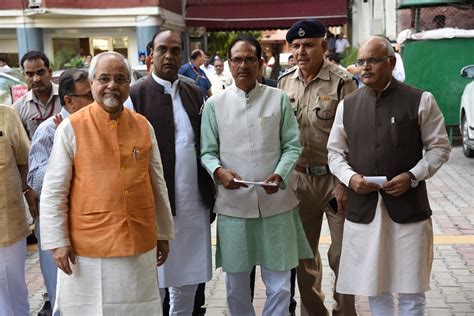 Photographs BJP Delegation Led By Hon Ble Chief Minister Of Madhya