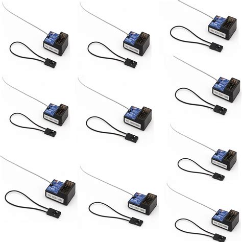 10pcs Flysky FS BS6 RC Receiver 6 Channels With Gyro Stabilization