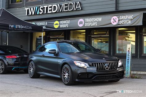 3m Vinyl Car Wraps In Richmond C63s Amg 2020 Matte Deep Black