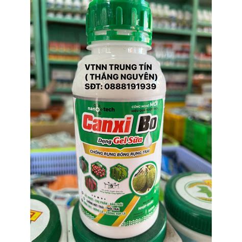 CANXI BO DẠNG GEL SỮA CHỐNG RỤNG BÔNG RỤNG TRÁI NON CHỐNG NỨT TRÁI