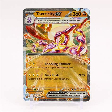 Toxtricity Ex 100 182 Paradox Rift Double Rare Pokemon NM MINT EBay