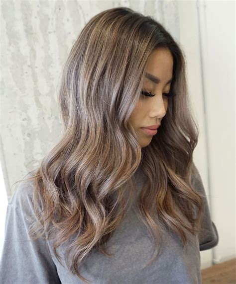 Dark Ash Blonde Hair Ash Blonde Balayage Ash Hair Dark Strawberry