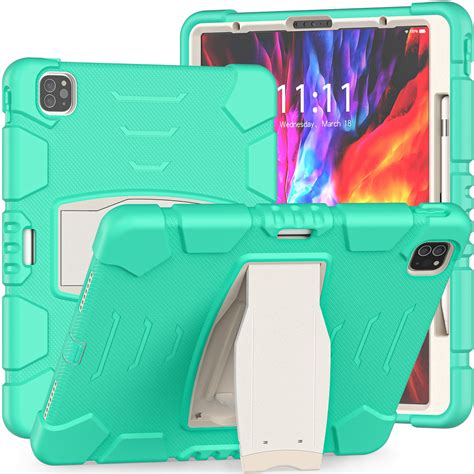 iPad Pro 12.9 inch 5th Generation 2021 Case,Dteck Shockproof Rubber