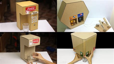 cardboard soda dispenser