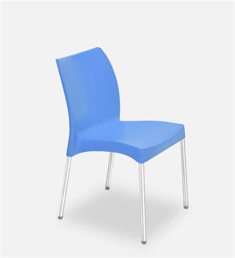 Buy Novella NS07SS Plastic Chair In Blue Finish At 24 OFF By Nilkamal