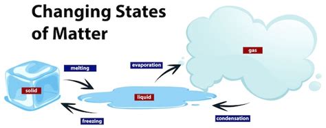 Changing States Of Matter Diagram