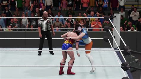 Wwe 2k18 Wonder Woman Vs Chun Li Requested Submission Match Youtube