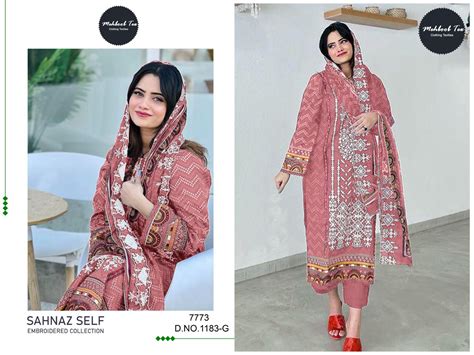 Wholesale Western Clothes Usa Mehboob Tex Shenaz Luxury Lawn Collection