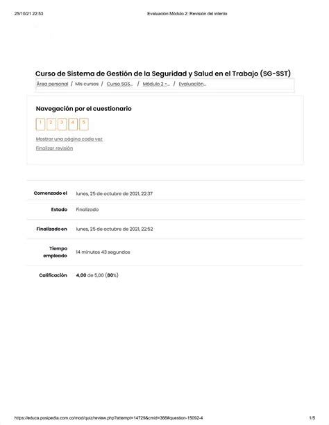 Pdf Evaluacion Modulo 2 Revision Del Intento Compress CC Curso De