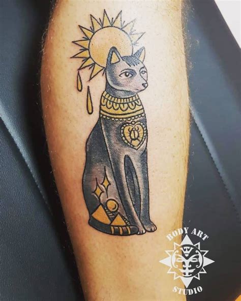 Bastet Tattoos Explained: Origins, Meanings & Tattoo Artists