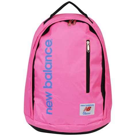 New Balance Naos Backpack Bright Pinkblack Mens Accessories