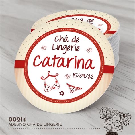Adesivos Para Lembrancinhas E Presentes De Ch De Lingerie