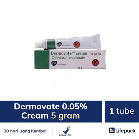 Dermovate 005 Cream 5 Gram 1 Tube Kulit Mengalami Inflamasi