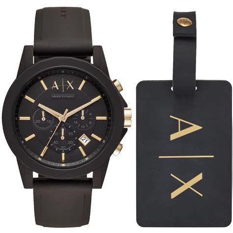 Armani Exchange Outerbanks Chronograph Gift Set Ax Hodinky