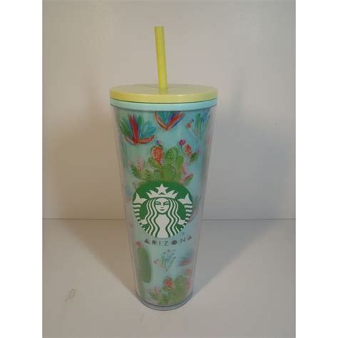 Starbucks Dining Starbucks Arizona Cactus Acrylic Cold Cup Tumbler