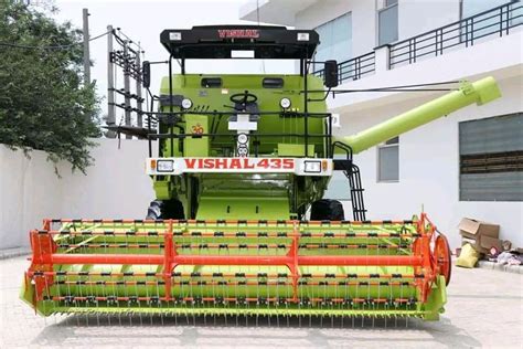 Feet Stainless Steel Vishal Combine Harvester Above Hp