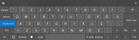 Windows Dokunmatik Klavye Nas L A L R Webdunya