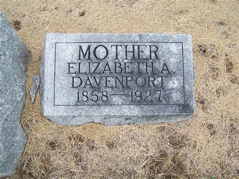 Elizabeth A Earnhart Davenport 1858 1927 Homenaje De Find A Grave