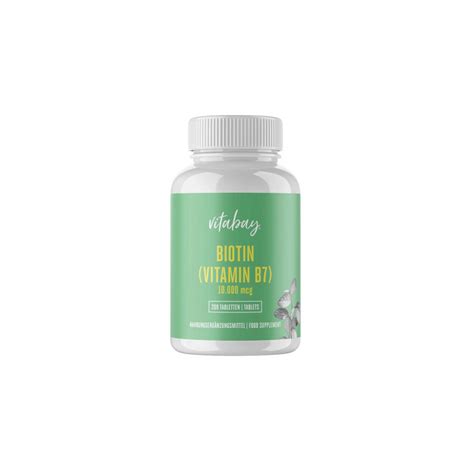 Biotin / Биотин 10000 μg - 200 таблетки