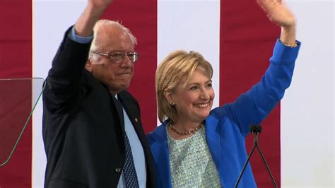 Bernie Sanders Vows To Work With Hillary Clinton As Dems Move Toward