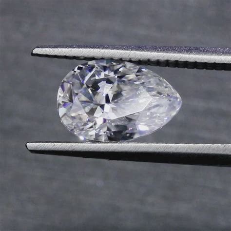 Pear Fab Moissanite Loose Stone By Fire And Brilliance Fire And Brilliance