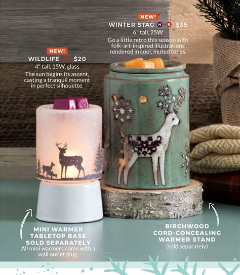 Scentsy Holiday Collection 2017 Wildlife Plug In Warmer And Winter