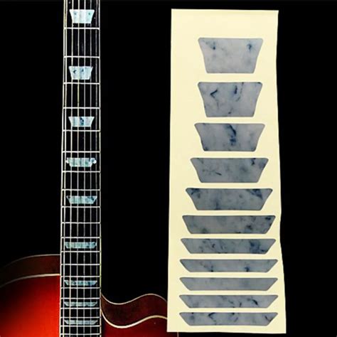 Electric Acoustic Guitar Bass Stickers Inlay Sticker Fretboard Marker ...