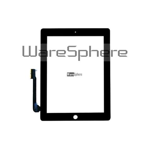 Touch Screen Replacement Digitizer Front Glass For Apple Ipad 3 Black