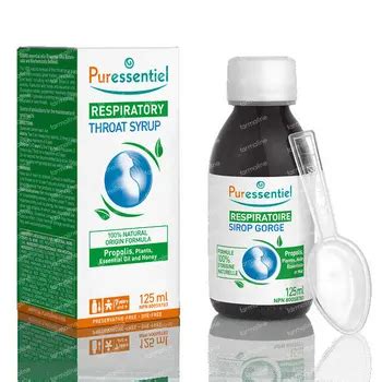 Puressentiel Respiratoire Sirop Antitussif Ml Vente En Ligne