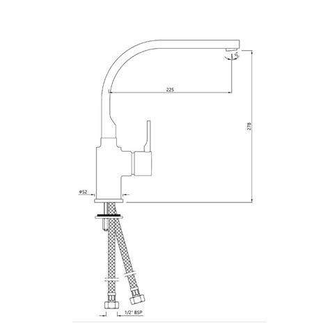 Florentine Prime Side One Lever Sink Mixer Table Mounted