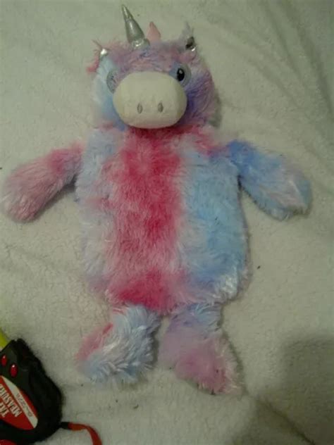 PRIMARK MULTI COLOURED UNICORN Plush Hot Water Bottle Cover PJ Case PicClick UK