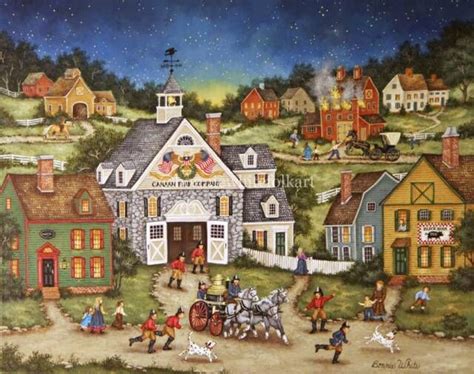 A Piece By One Of My Favorite Folk Art Painters Bonnie White American