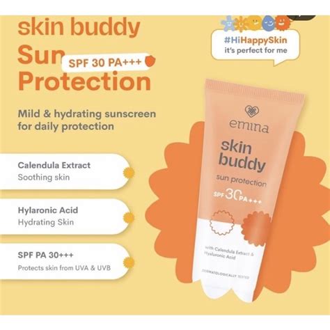 Jual Emina Skin Buddy Sun Protection Spf 30 Shopee Indonesia