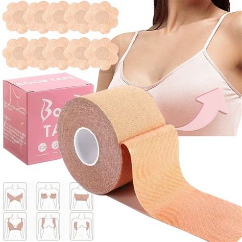 Cinta Para Pechos Body Tape Cinta Para Busto Boob Tape Y Piezas