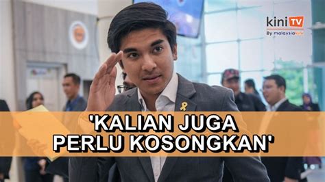 Beli Cermin Dulu Sebelum Suruh Saya Letak Jawatan Syed Saddiq