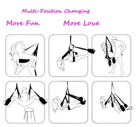 Sex Swing Spinning Sling Swivel Position Aid Enhancer Adult Couple