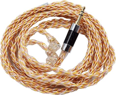 KZ Bold 8 Cores Gold Silver Copper Mixed 784 Cores Upgraded Cable 0