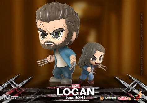 Hot Toys Cosb Logan Logan X Cosbaby S Bobble Head Collectible Set