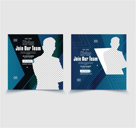 Job hiring post Design Template 28028128 Vector Art at Vecteezy