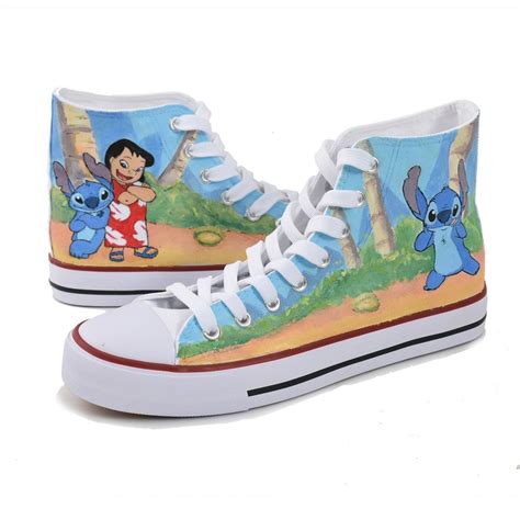 Lilo And Stitch High Top Sneakers Sold By Burnt Toast Sku 40378440 Printerval