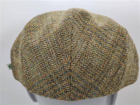 Traditional Irish Tweed Flat Cap Paddy Cap Green Tartan Etsy