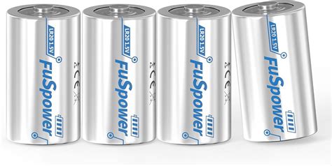 Amazon Fuspower D Cell Batteries LR20 D Size 1 5V Alkaline Battery