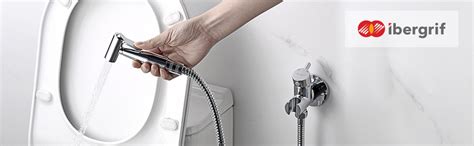 Ibergrif M Concealed Shower Mixer Kit Hot And Cold Bidet Spray With Shattaf Sprayer