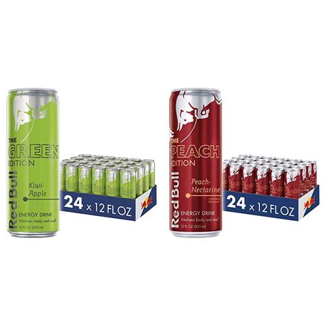 Buy Red Bull Energy Drink Kiwi Apple 12 Fl Oz 24 Count Green