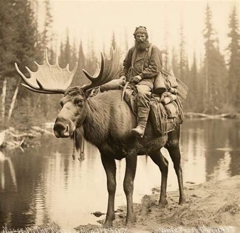 Man Riding Moose Blank Template Imgflip