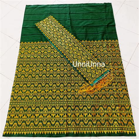 Jual Tapis Antik Nan Cantik Bordir 3 Tingkat Kain Tenun Songket Etnik